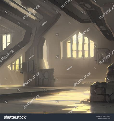 Sci Fi Room Concept Art Idea Stock Illustration 2221191589 | Shutterstock