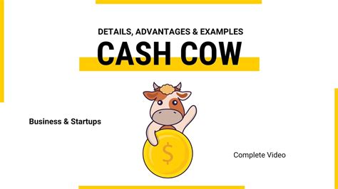 Cash Cow - Businesses and Startups | Explained with Examples ...