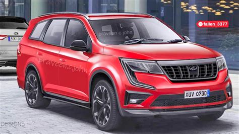 Mahindra XUV700 Red Colour Production Ready Variant - Digital Render