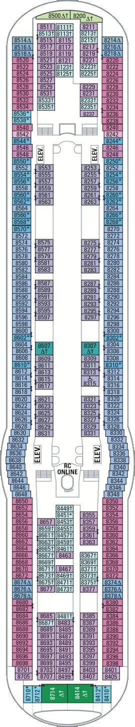 Freedom of the Seas Deck Plans- Royal Caribbean International Freedom ...