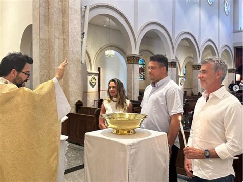 'A very special day' as footballer Ronaldo is baptised into Catholic church