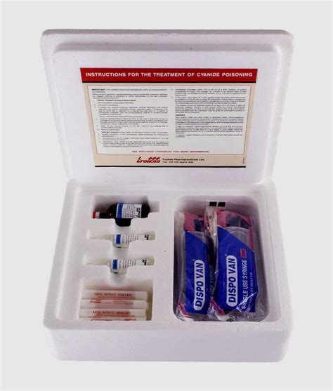 Cyanide Antidote Kit for the Treatment of Cyanide Poisoning | Troikaa ...