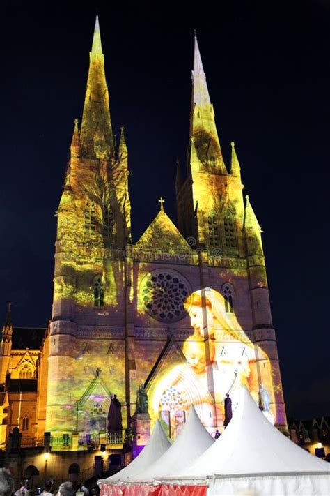 Lights of Christmas @ St Mary S Cathedral, Sydney, Australia Editorial ...