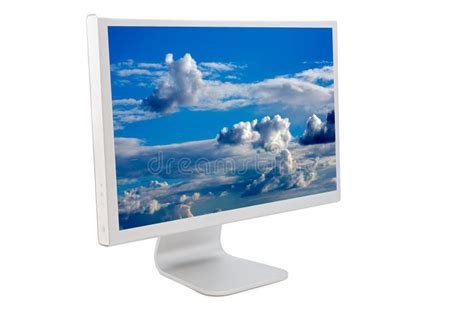 LCD computer monitor stock image. Image of technology - 4175047