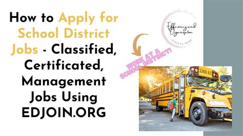 How to Apply for School District Jobs - Classified, Certificated ...