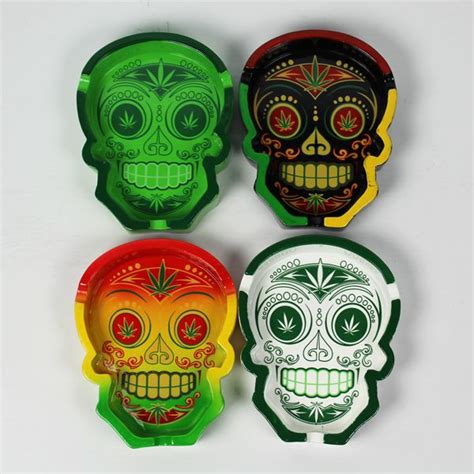 Buy Sugar Skull Resin Ashtray: Ashtrays from Shiva Online