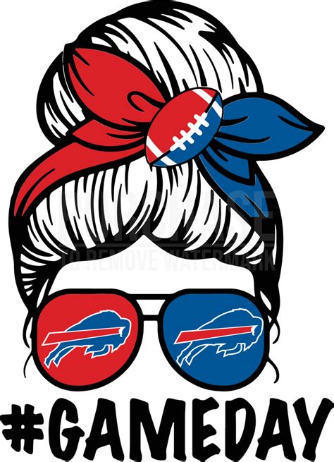 Messy Bun Buffalo Bills Svg, Buffalo Bills Girl Messy Bun Svg Buffalo Bills Stuff, Buffalo Bills ...