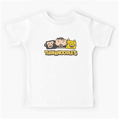 "Thinknoodles Best Selling Merch" Kids T-Shirt for Sale by Trevories ...