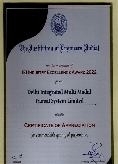 IEI Industry Excellence Award 2022