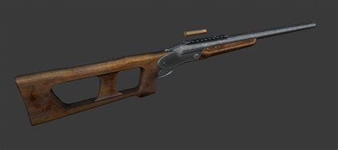 700 Nitro Express Hunting Gun 3D Model $9 - .obj - Free3D