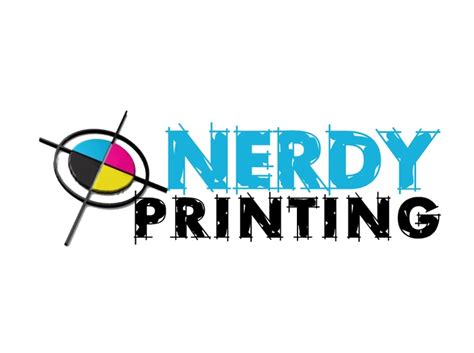 Logo I created to promote my printing business http://www.nerdydesigns ...