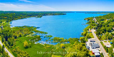 Portage Lake near Onekama, Michigan - Lakes of Michigan - Dan J. Zeeff