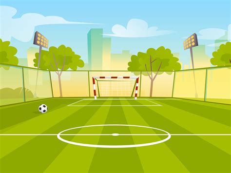 Cartoon Soccer Field Background by Cartoons.co on Dribbble