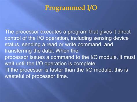 input output ports | PPT