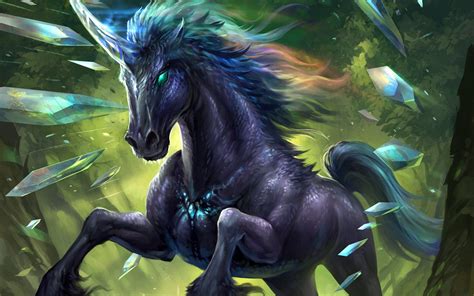 Fantasy Unicorn Fantasy Animals Wallpaper | Fantasy horses, Unicorn ...