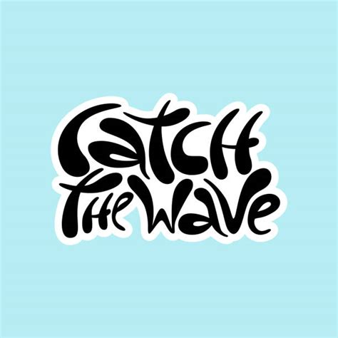 110+ Catch The Wave Stock Illustrations, Royalty-Free Vector Graphics ...