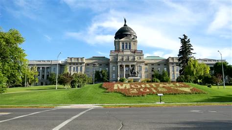 beautiful capitol building montana state helena Stock Footage Video ...