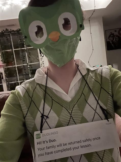 Halloween costume this year : r/duolingomemes