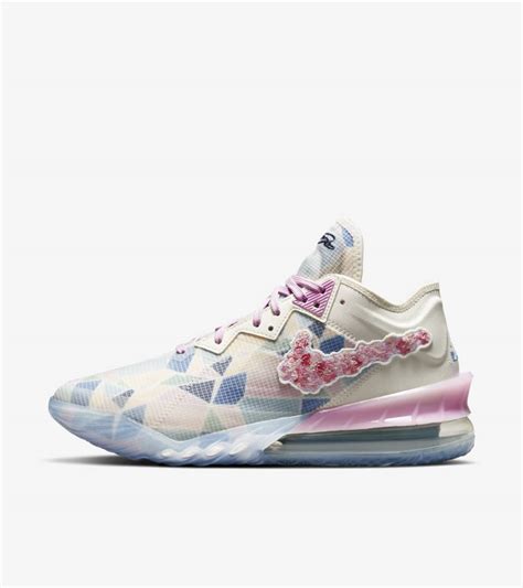 LeBron 18 Low x atmos 'Cherry Blossom' Release Date. Nike SNKRS