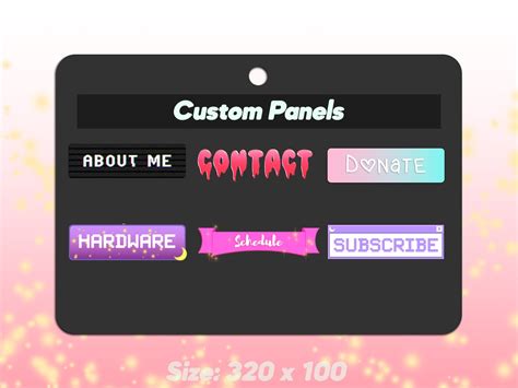 Custom Twitch Panels / Custom Panels / Custom Graphics / Commission ...