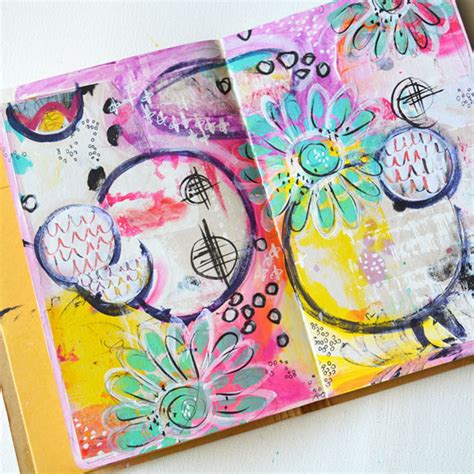 Mixed-Media Art Journal Page Project by Rae Missigman