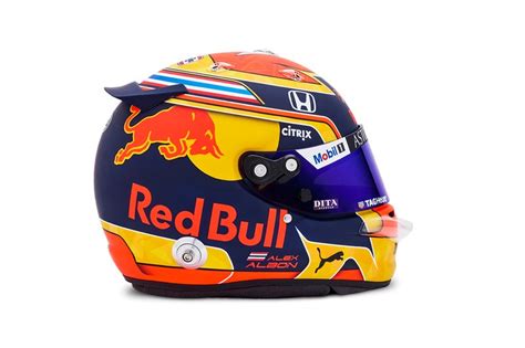 Alexander Albon 2020 helmet at Alexander Albon helmet unveil High-Res ...