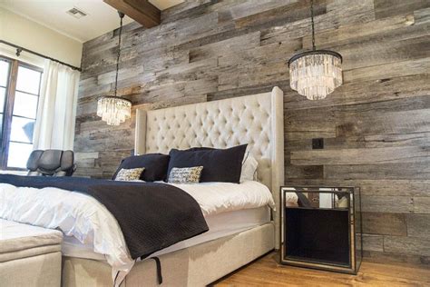 Tobacco Barn Grey Wood Wall Covering – Master Bedroom | Porter Barn Wood