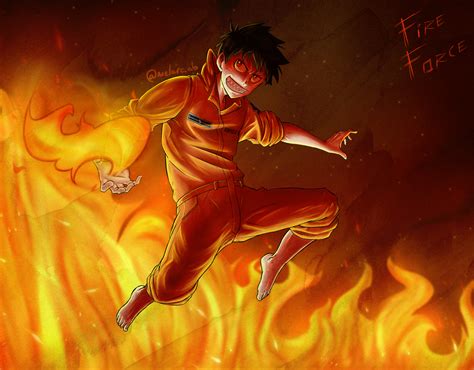 ArtStation - Fire Force - Shinra Fanart (Enen no Shouboutai)