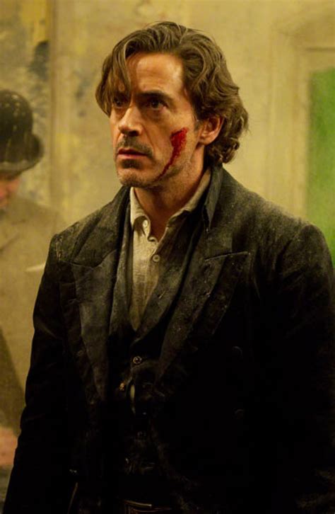 Robert Downey Jr. as Holmes in "Sherlock Holmes: A Game of Shadows ...