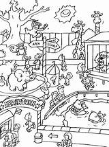 Free Printable Zoo Animals Coloring Pages sketch template
