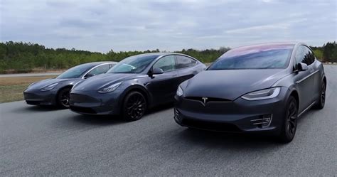 EV Drag Race: Tesla Model Y Vs Model 3 Vs Model X