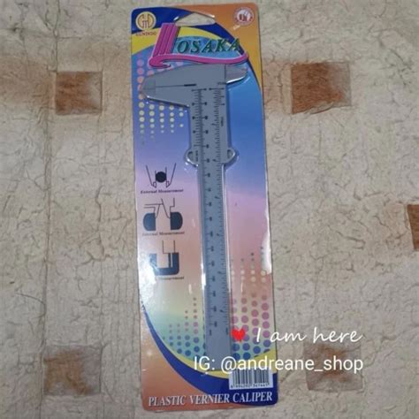 Jual Jangka Sorong Plastik Gunindo Plastic Vernier Caliper | Shopee Indonesia