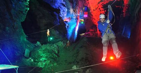 LOOK: Take a look inside Zip World Caverns the world’s largest fully underground zip line course ...