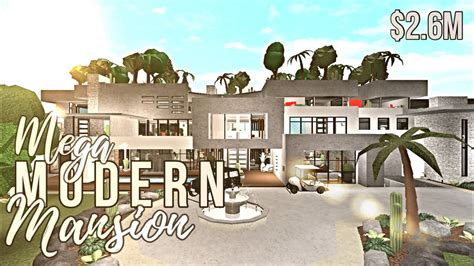 Bloxburg Modern Mega Mansion Tour - Image to u