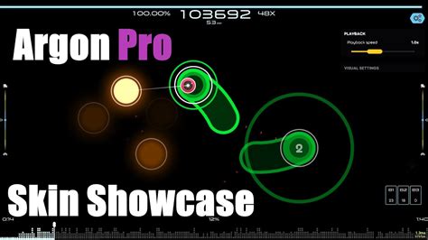 osu! lazer | "Argon Pro" Skin Gameplay Showcase - YouTube