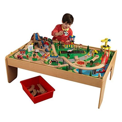 KidKraft 17850 Waterfall Mountain Train Set and Table