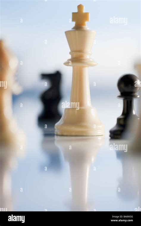 Close up of chess pieces Stock Photo - Alamy