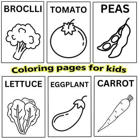 What A Coloring Page Vegetables