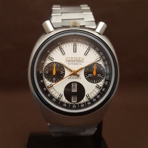 Citizen - Bullhead automatic chronograph wristwatch - 1970s - Catawiki