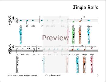 Recorder Songs Jingle Bells