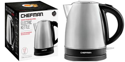 Chefman Stainless Steel Electric Kettle $14.99 (Regularly $30 ...