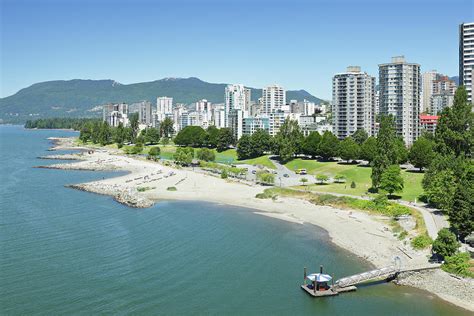 Vancouver Waterfront And Skyline During by S. Greg Panosian