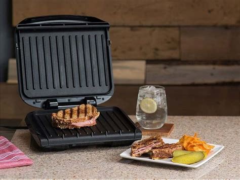 This $40 George Foreman grill is the only reason I eat healthy — it makes a balanced meal in ...