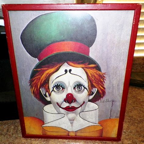 3 HAND SIGNED? RED SKELTON CLOWN PRINTS | Antiques Board