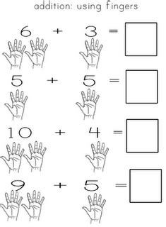 How To Solve Math Using Fingers - Mona Conley's Addition Worksheets