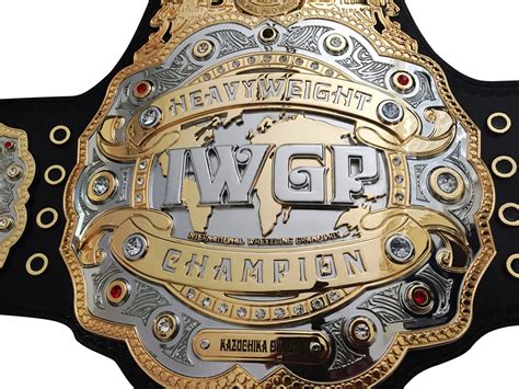 NJPW IWGP V4th Heavyweight Championship Replica Title Belt with Free Carrying Bag