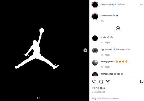 Ye Takes To Instagram To Post Jumpman Logo - Sneaker News