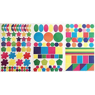 Assorted color and shape mosaic stickers - DBLG Import