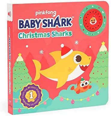 Pinkfong Baby Shark Christmas Sharks 1 Button Sound Book Learning ...