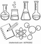 Science Lab Equipment Coloring Pages sketch template